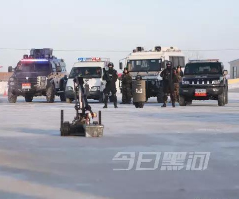 黑河反恐防爆實戰！看凌天排爆機器人如何在零下25°迅速出擊。